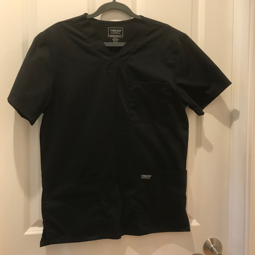 Black Medical Scrubs - Top and Pants